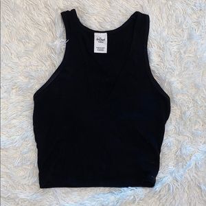 Black crop top